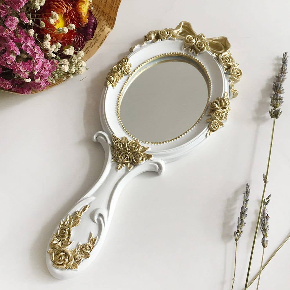 Rococo Vintage Hand Mirror — Considered Home Styling — Lifestyle 2