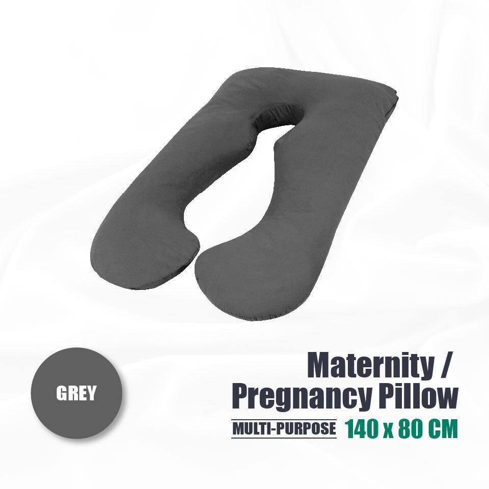 Full-Body U-Shape Pillow — Long Cushion for Side Sleepers — Lifestyle 2