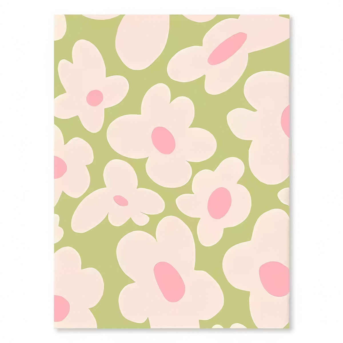 Wavy Pop Sage Green Canvas Posters — Considered Home Styling — Lifestyle 8