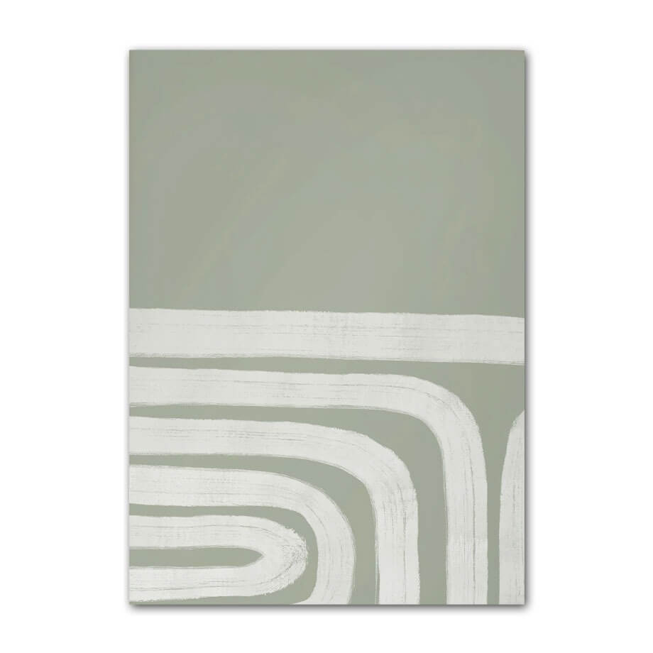 Sage Green Ornaments Canvas Posters — Considered Home Styling — Lifestyle 5