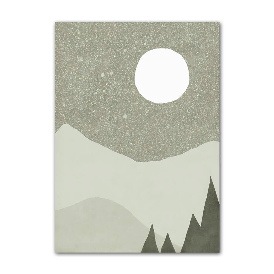 Sage Green Ornaments Canvas Posters — Considered Home Styling — Lifestyle 4
