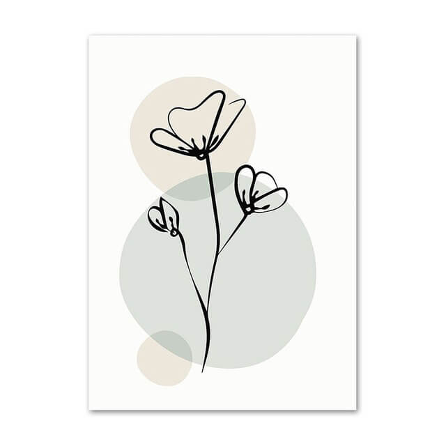 Matisse Sage Green Canvas Posters — Considered Home Styling