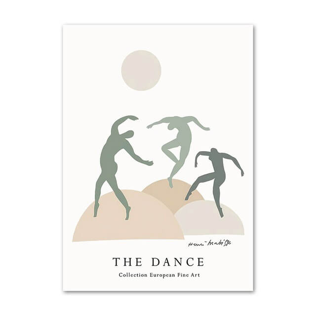Sage Green Cut Outs Canvas Posters — Considered Home Styling — Lifestyle 7