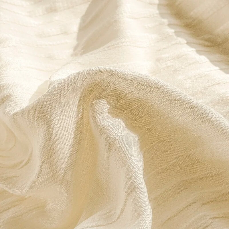 Seersucker Cotton Bedding Set — Crinkled Texture for Cool Nights — Lifestyle 6