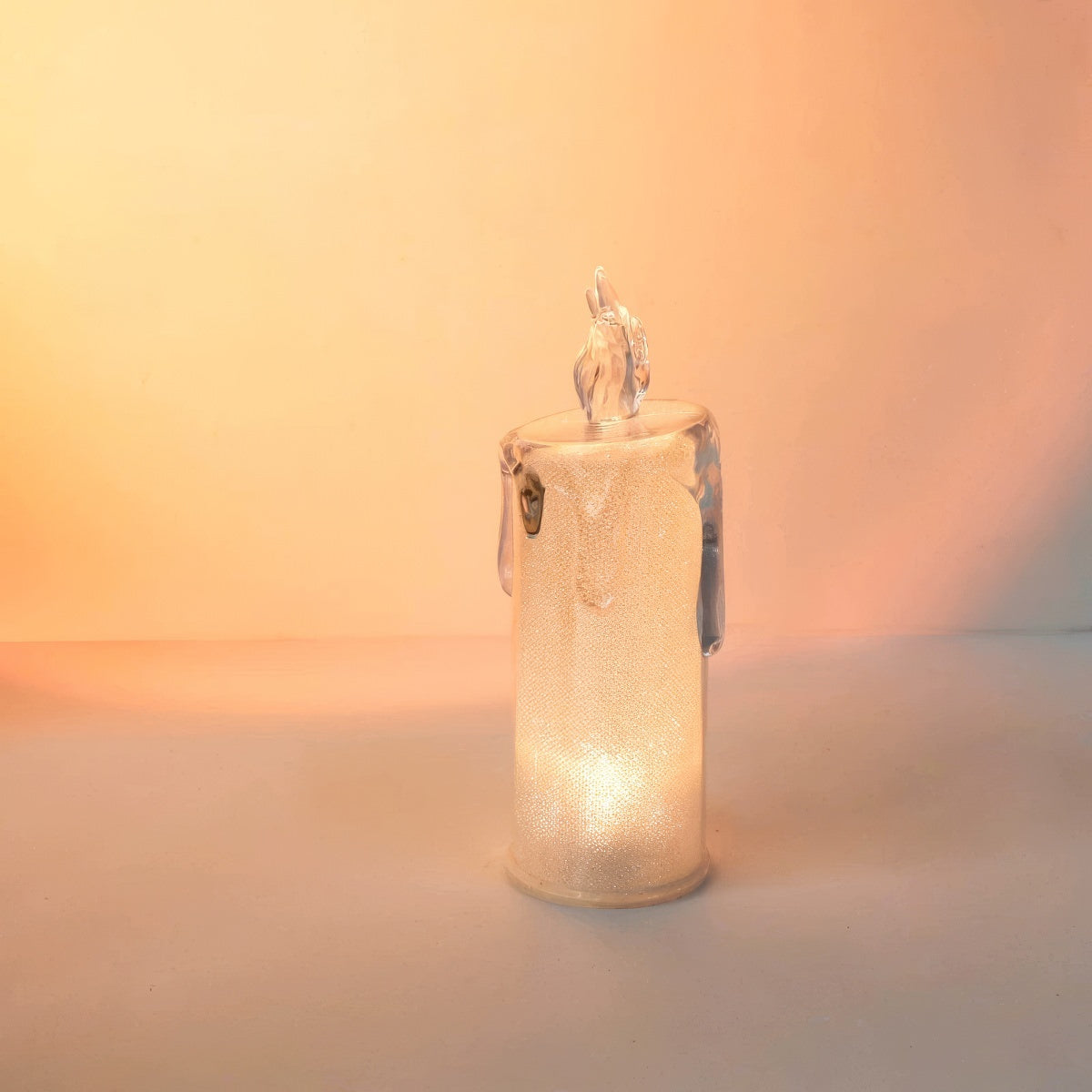 Shiny Candle LED Night Light — Warm LED Mood Lighting for Bedside — Lifestyle 1