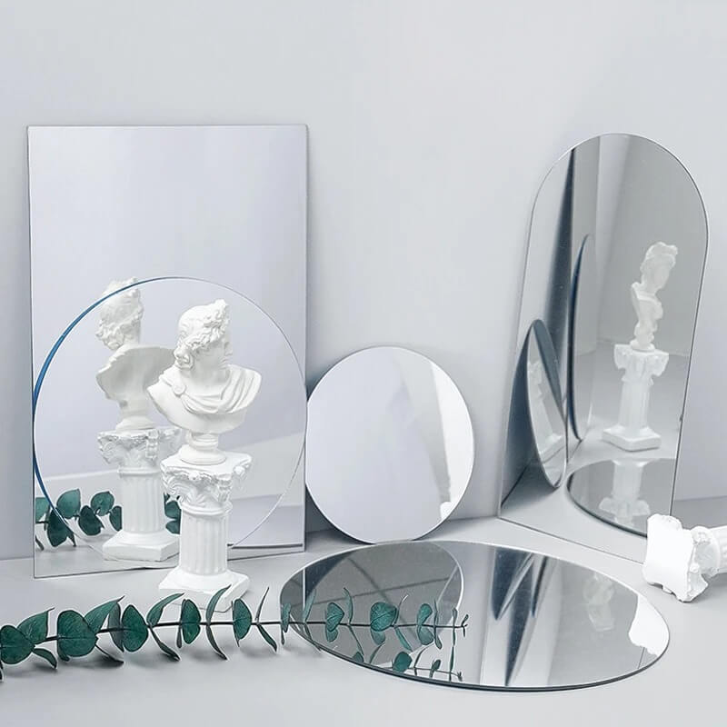 Simple Acrylic Mirror — Considered Home Styling — Front view