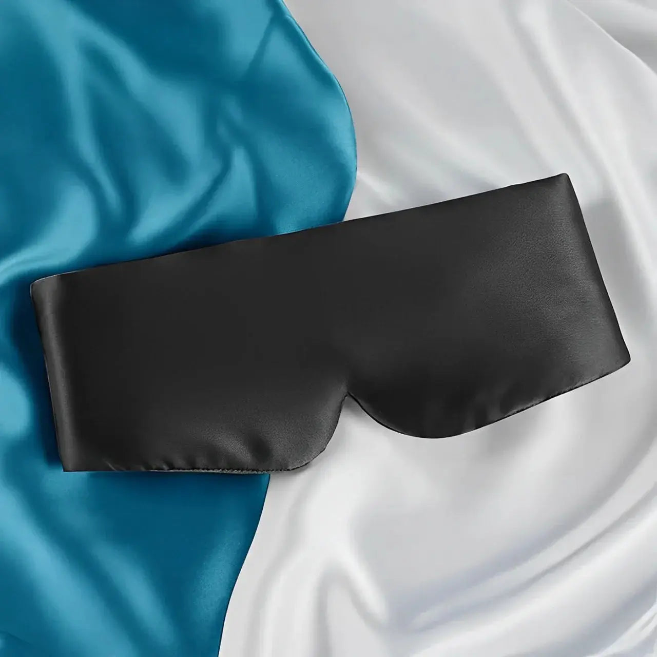 Luxurious Silk Sleep Mask for Restful Nights - Available in Black and Grey — Lifestyle 7