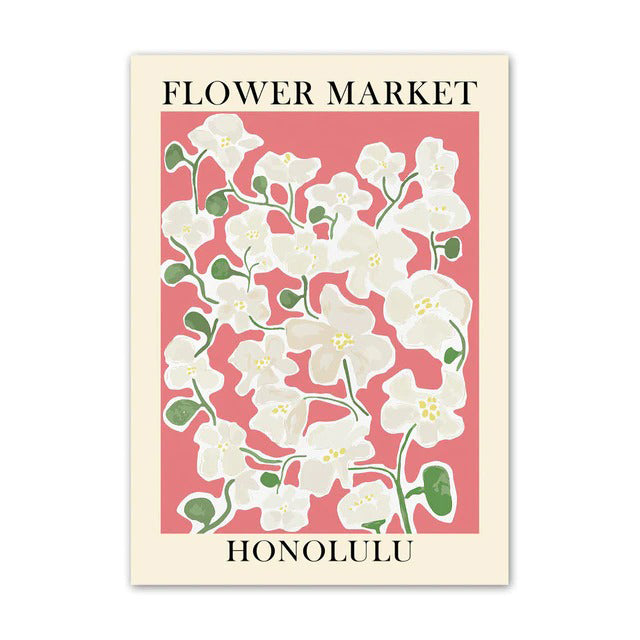 Flower Market Canvas Posters — Considered Home Styling — Lifestyle 3