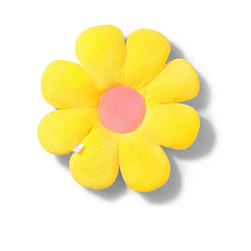 Daisy Plush Cushion — Petal-Shaped Pillow for Bed and Sofa Styling — Lifestyle 4
