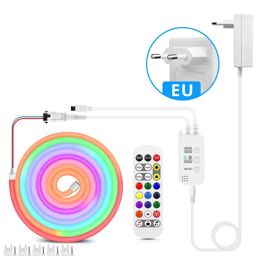 Squiggle Neon Rope LED Lights — Warm LED Mood Lighting for Bedside — Lifestyle 8