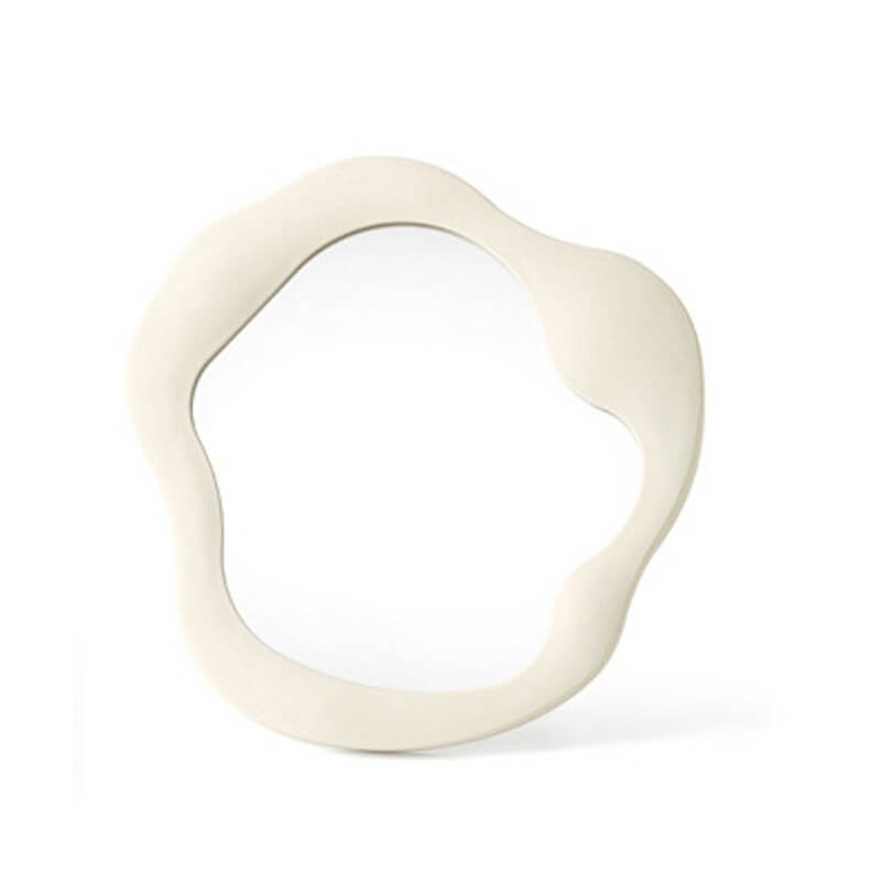 Squiggly Makeup Mirror — Considered Home Styling — Front view