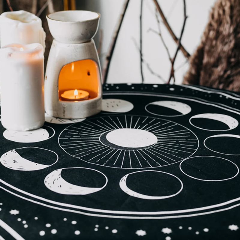 Tarot Moon Phases Altar Cloth — Considered Home Styling