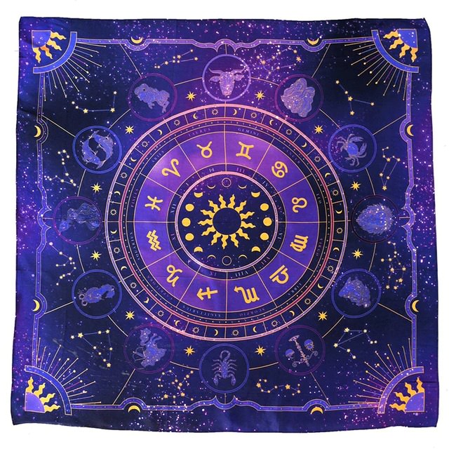 Tarot Wheel of Zodiac Altar Cloth — Considered Home Styling — Lifestyle 8