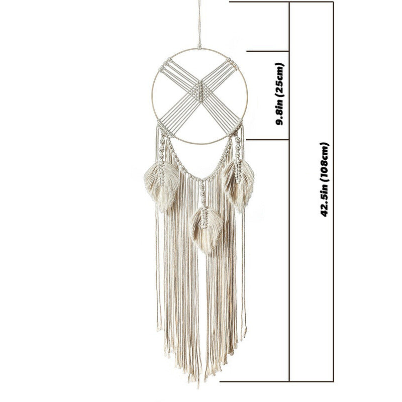 The Cross Fringe Macrame Dreamcatcher — Considered Home Styling