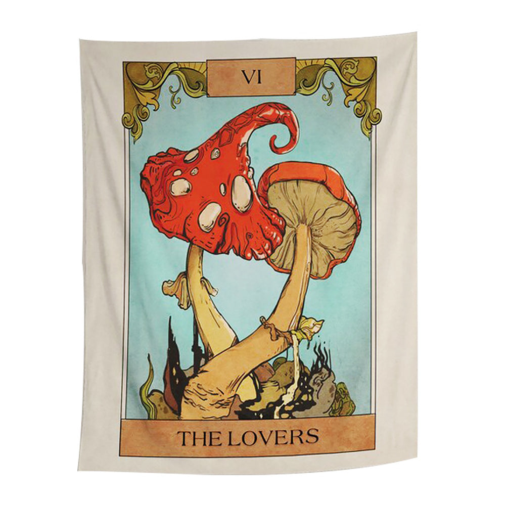 The Lovers Mushrooms Tapestry — Considered Home Styling — Front view