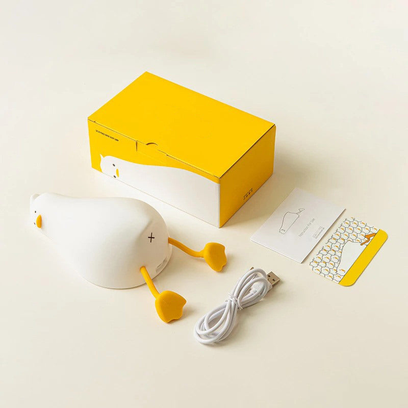 Tired Duck Night Light — Warm LED Mood Lighting for Bedside — Lifestyle 6