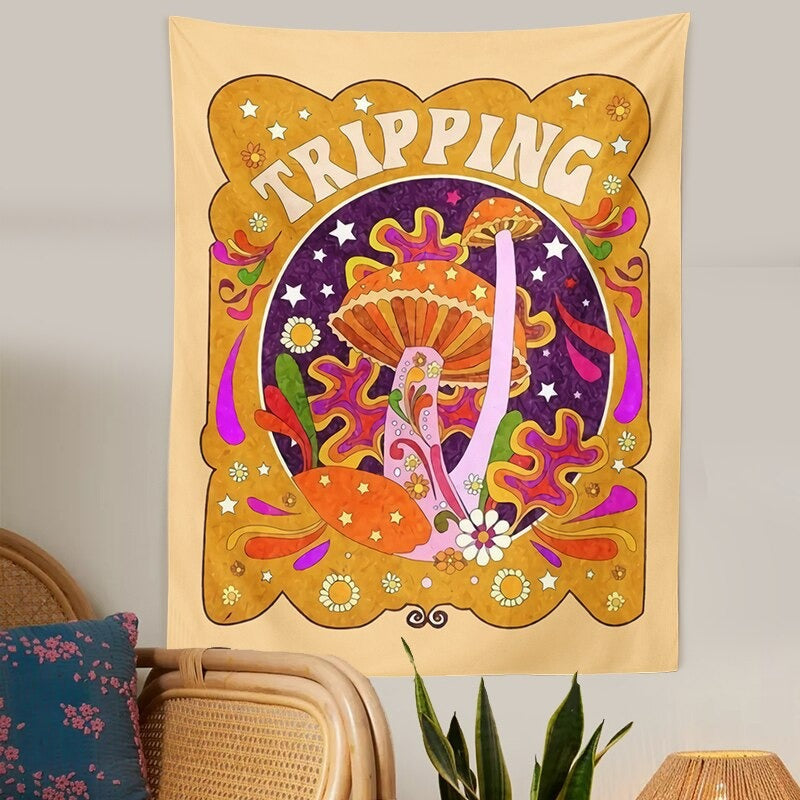Tripping 70s Vintage Tapestry — Considered Home Styling