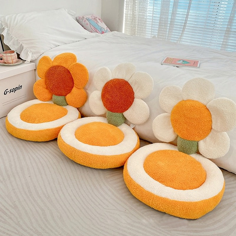 A sculpted seat pad with quiet detail