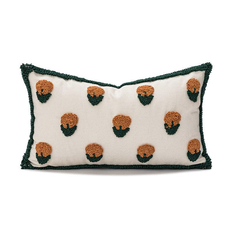 Tulip Tufted Cushion Cover — Soft Textured Pillow for Bedroom Layering — Lifestyle 5