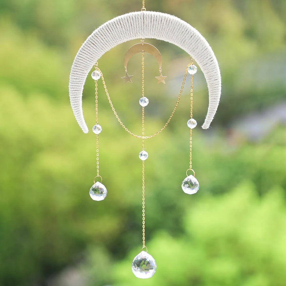 Twine Moon Suncatcher — Considered Home Styling — Detail