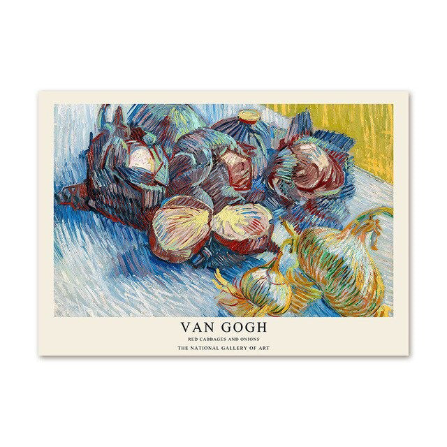 Van Gogh Art Gallery Wall Canvas Posters — Considered Home Styling — Lifestyle 5