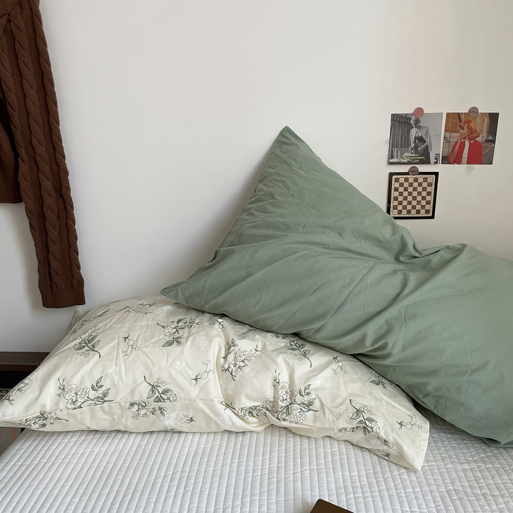 Vintage Additional Pillowcase — Soft Textured Pillow for Bedroom Layering — Lifestyle 3