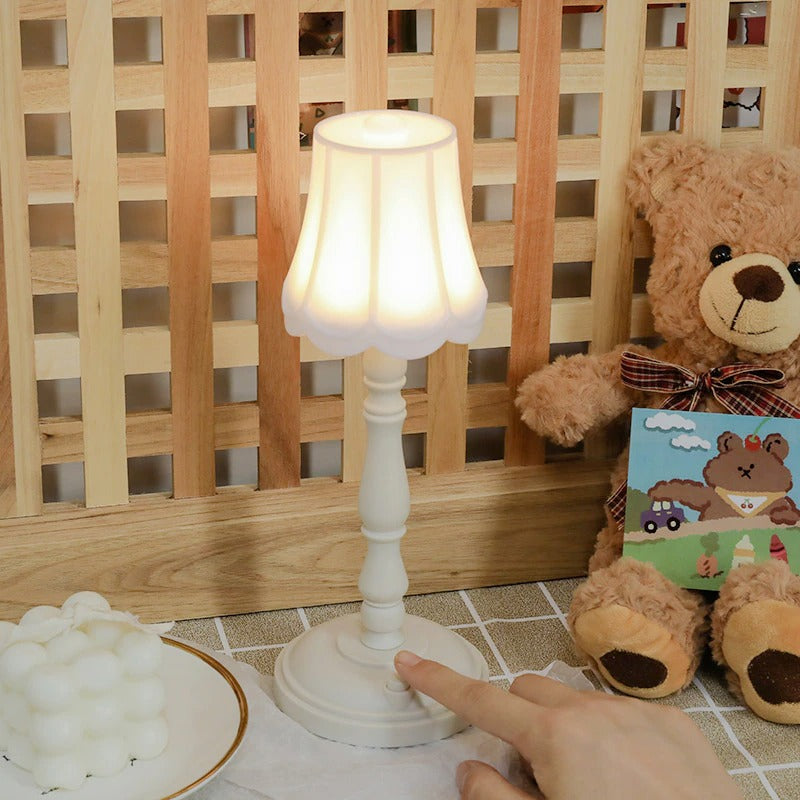 Retro Mini Table Lamp — Warm LED Mood Lighting for Bedside — Lifestyle 1