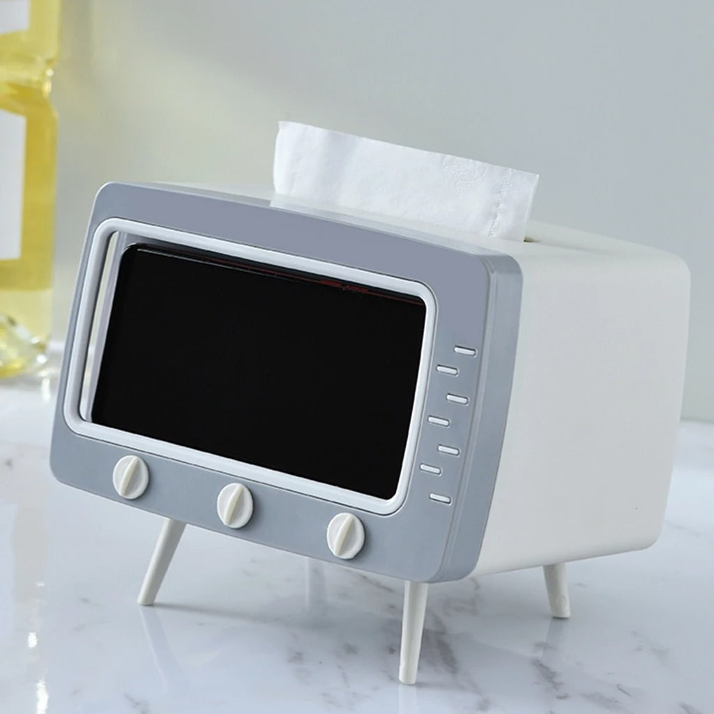 Vintage TV Table Tissue Holder — Considered Home Styling — Lifestyle 1
