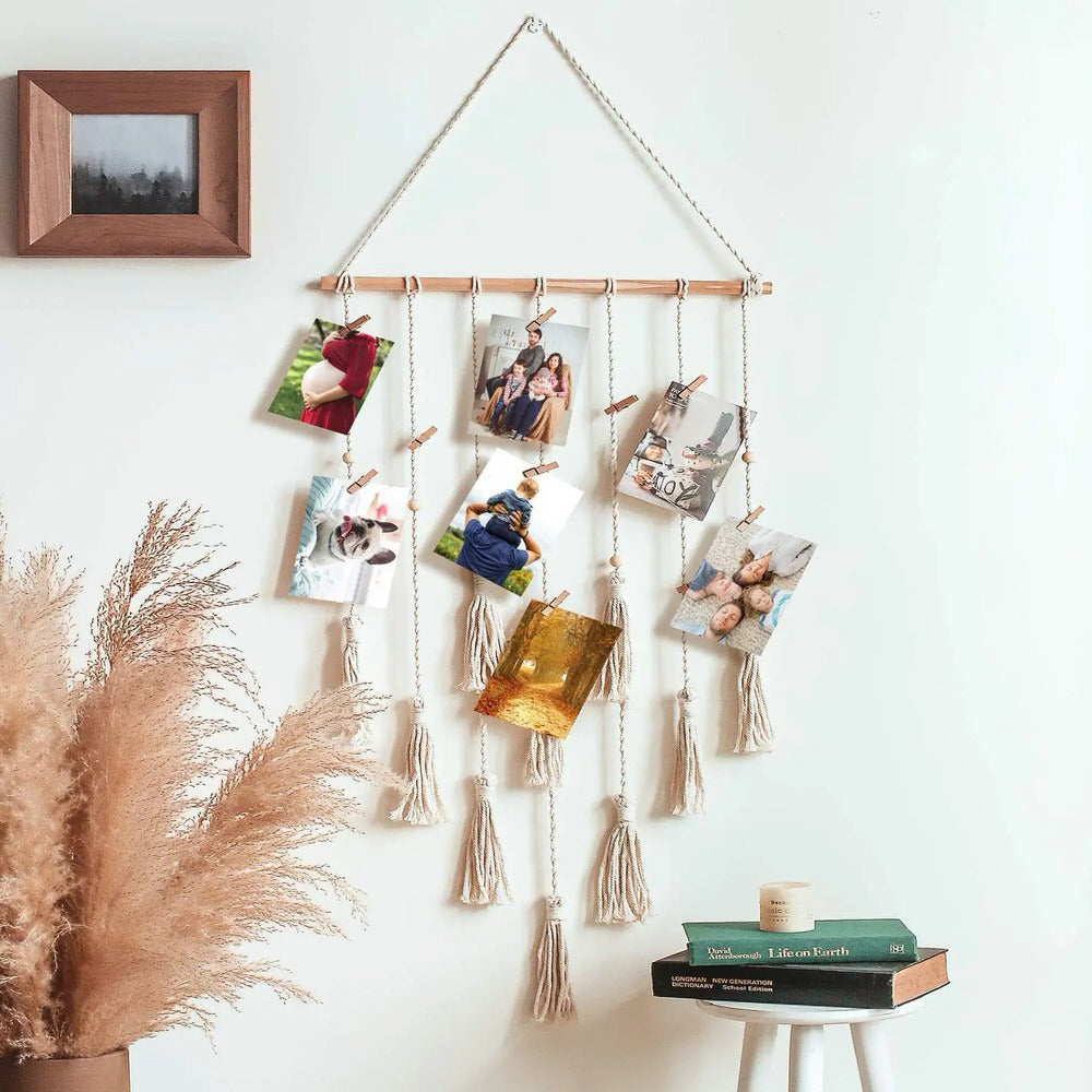 Macrame Wall Hanging Photo Display — Considered Home Styling — Lifestyle 5
