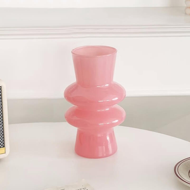 Wavy Glass Flower Vase — Decorative Vase for Considered Styling — Lifestyle 7
