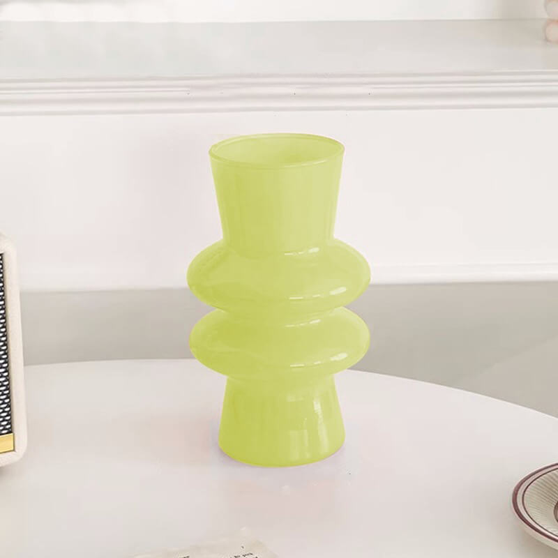 Wavy Glass Flower Vase — Decorative Vase for Considered Styling — Lifestyle 8