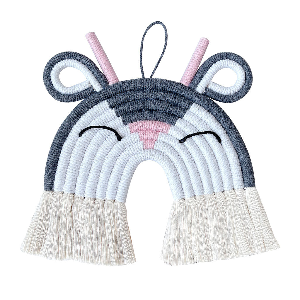 Weaved Rainbow Animals Wall Decor — Considered Home Styling — Lifestyle 4