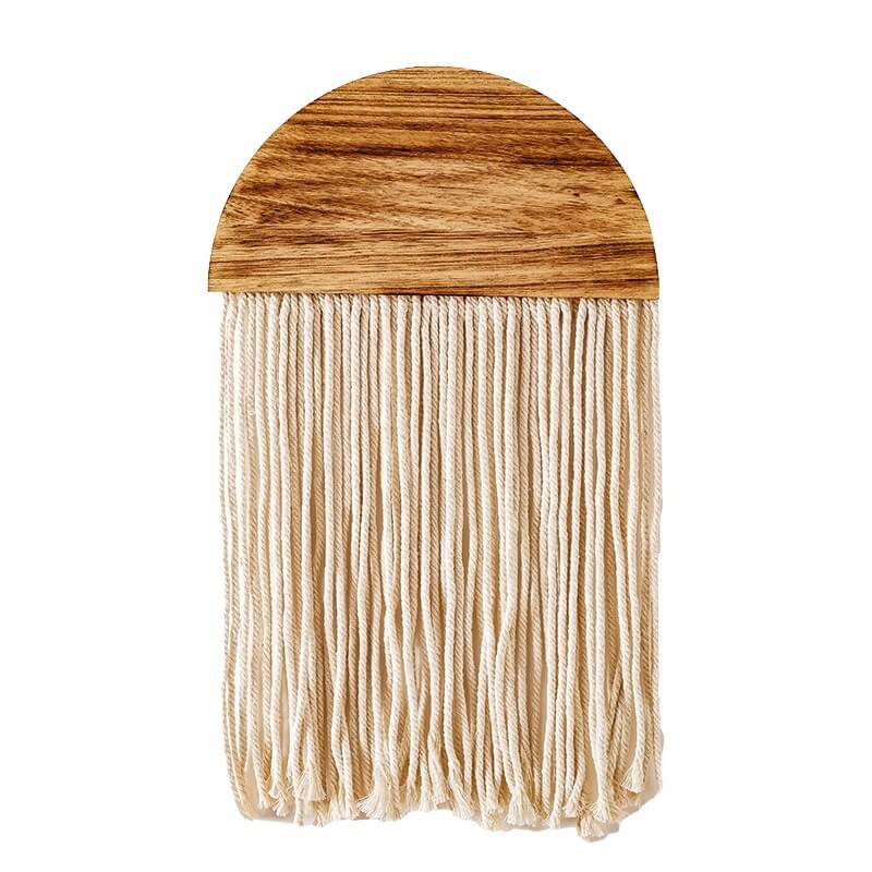 Wooden Semicircle Macrame Wall Decor — Considered Home Styling — Lifestyle 8