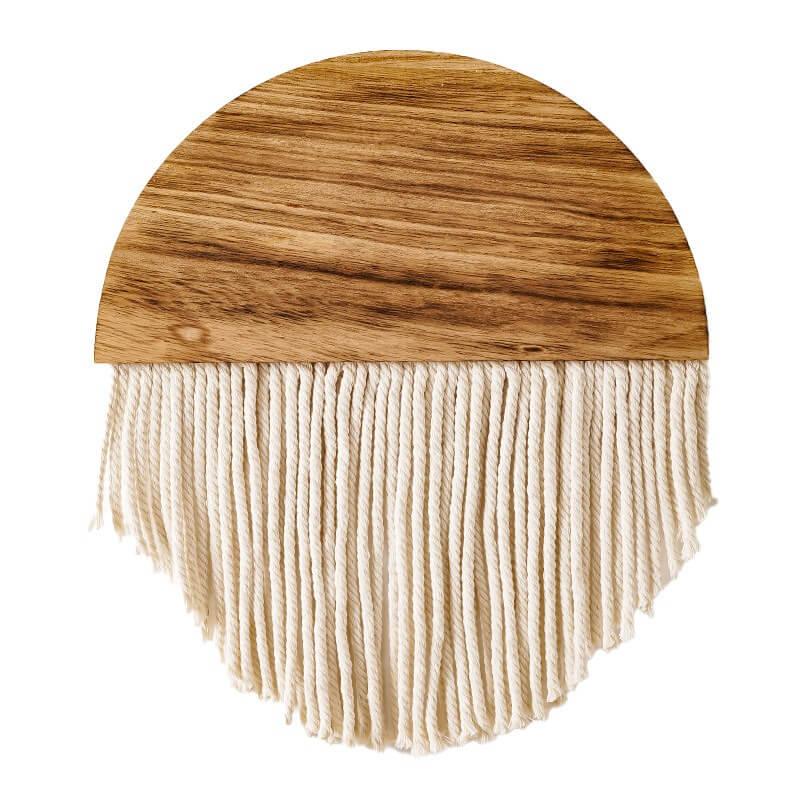 Wooden Semicircle Macrame Wall Decor — Considered Home Styling — Lifestyle 7