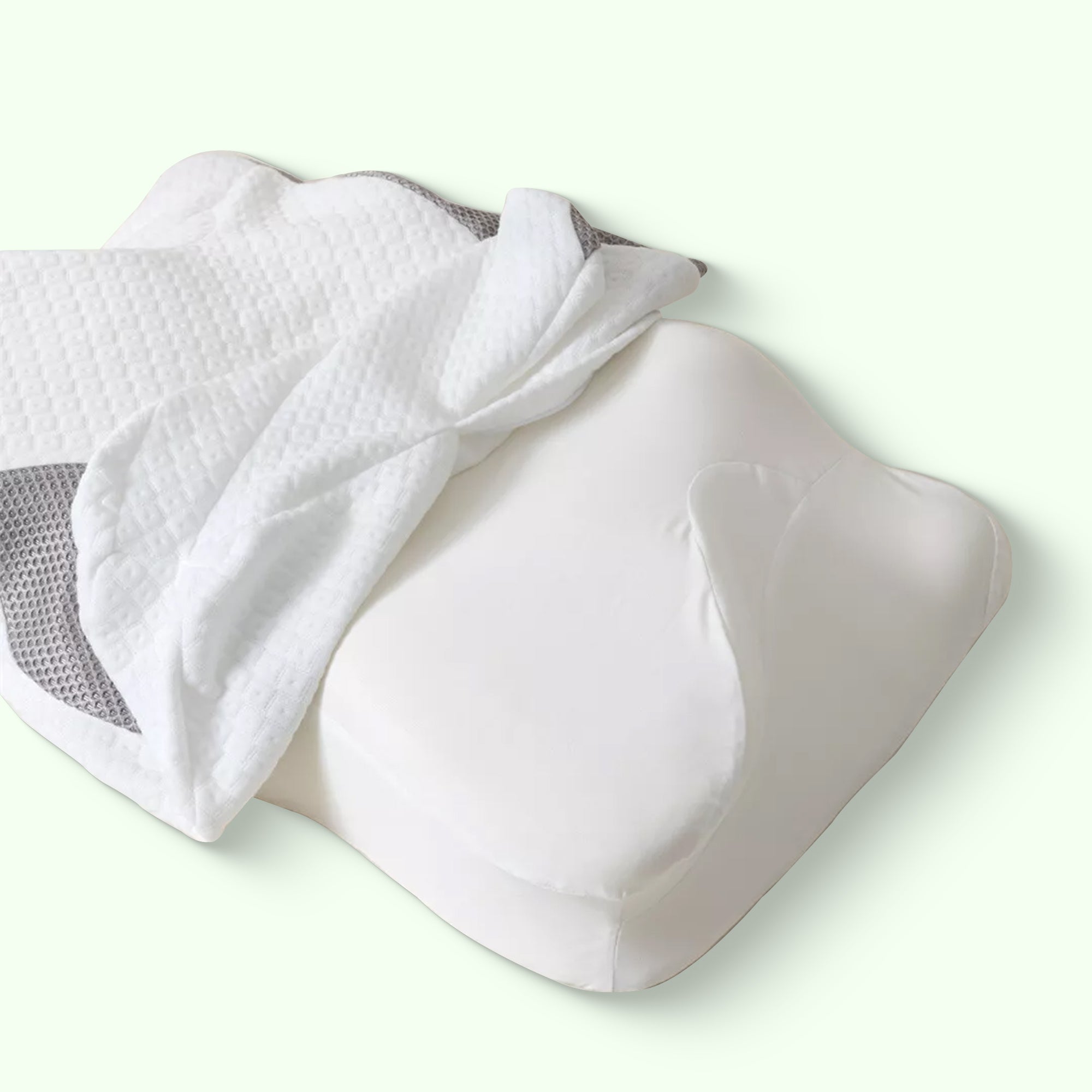 Butterfly Memory Foam Neck Pillow with Armrests — Side & Back Sleeper Support — Lifestyle 5