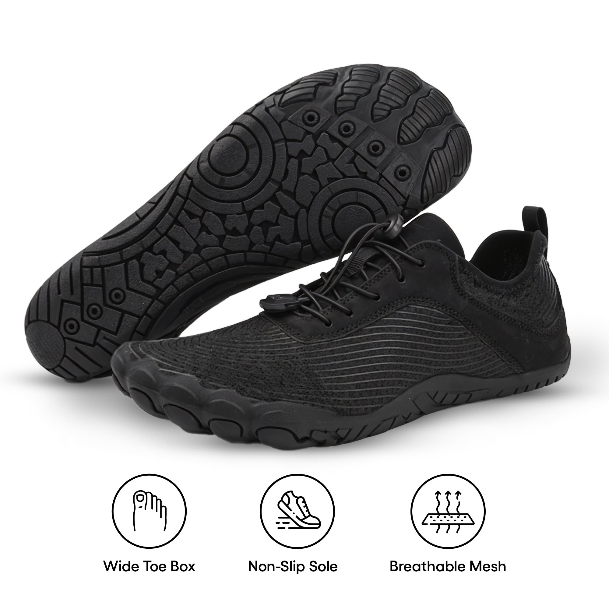 Barefoot Shoes Unisex — Wide Toe Box, Flexible Sole for Natural Movement