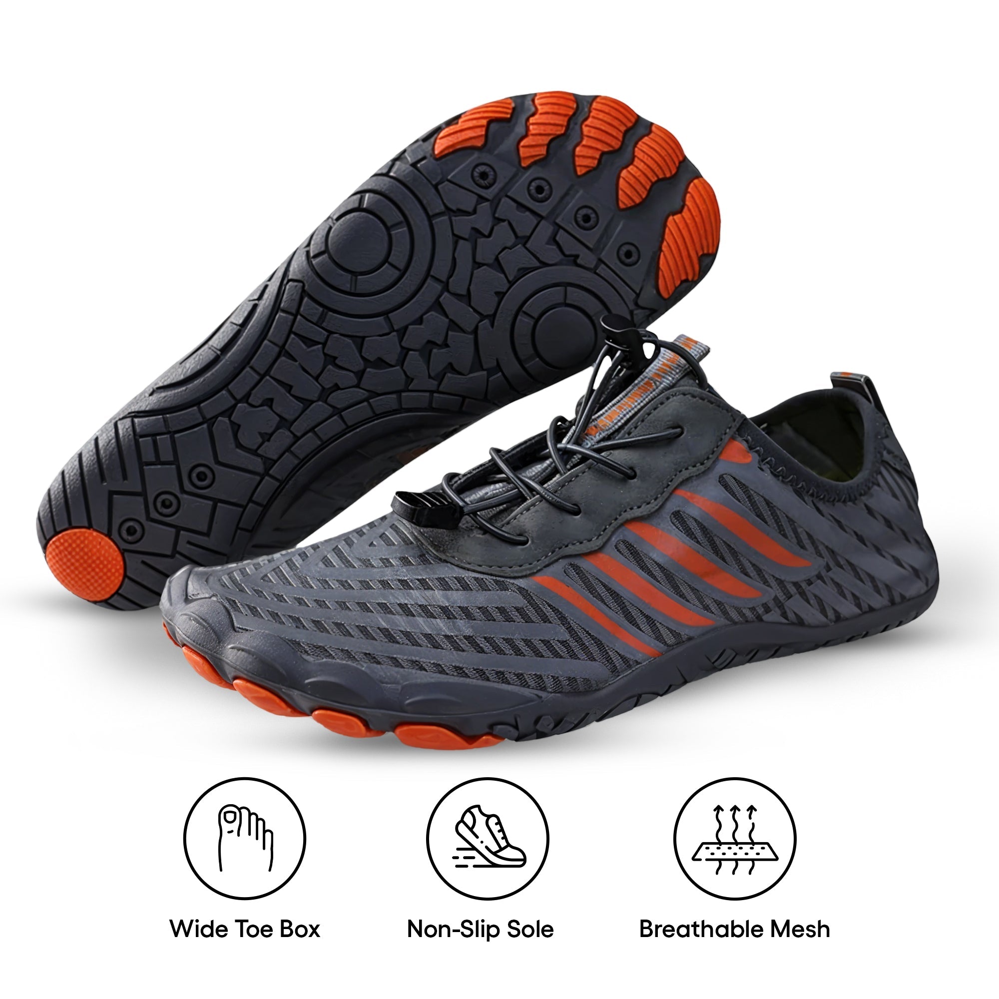 Barefoot Shoes Unisex — Wide Toe Box, Flexible Sole for Natural Movement
