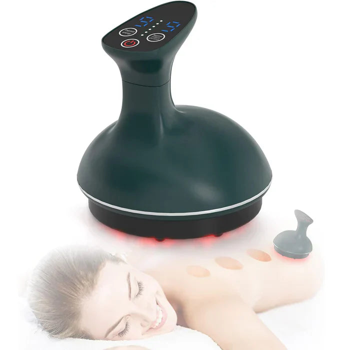 3-in-1 Smart Cupping Massage Set — Heated Suction Wellness Kit — Front view