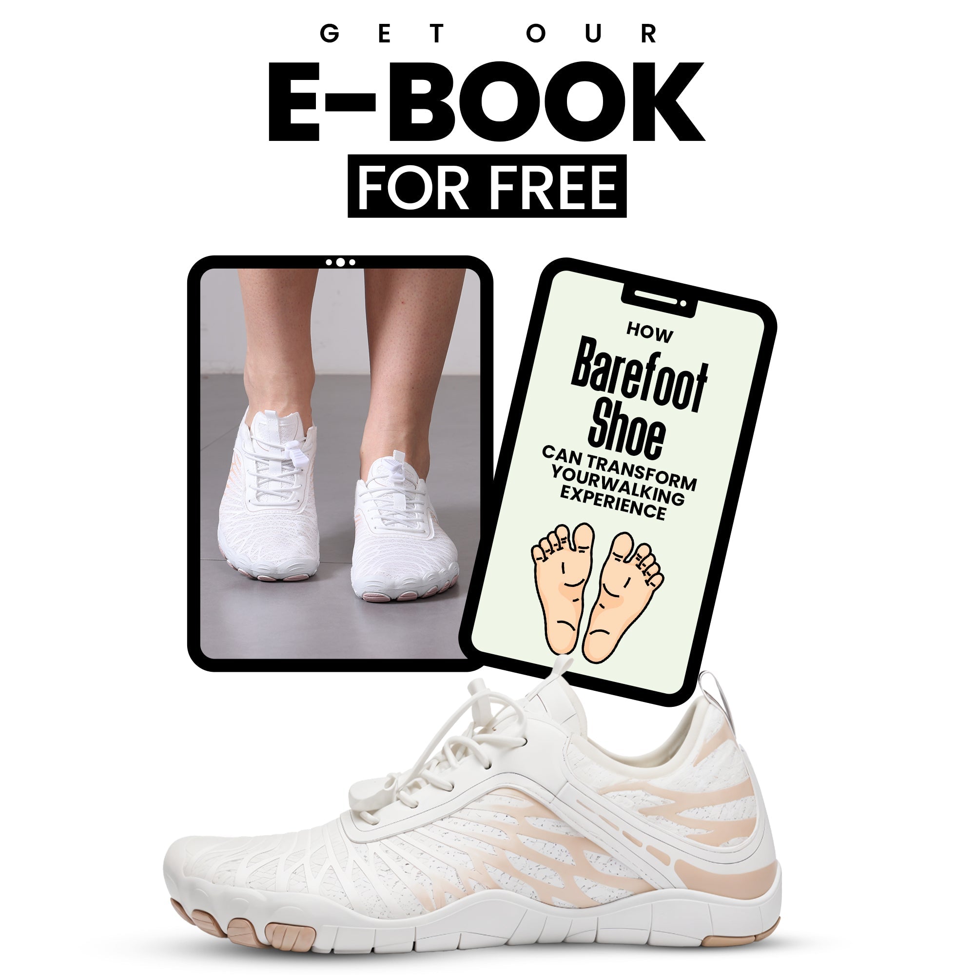 Barefoot Shoes Unisex — Wide Toe Box, Flexible Sole for Natural Movement