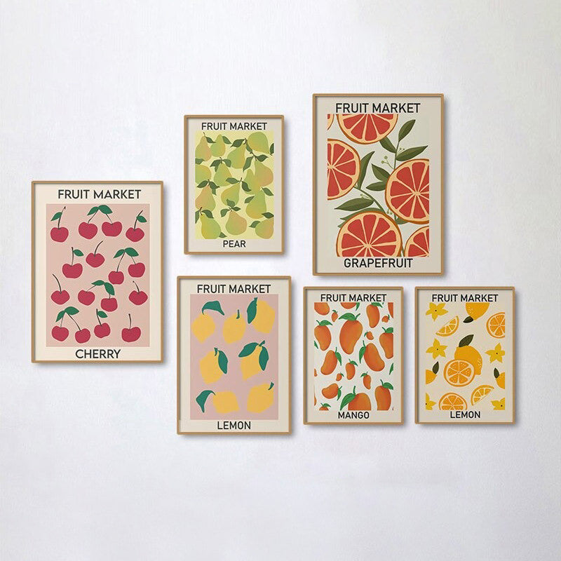 Fruit Market Canvas Posters — Considered Home Styling — Front view