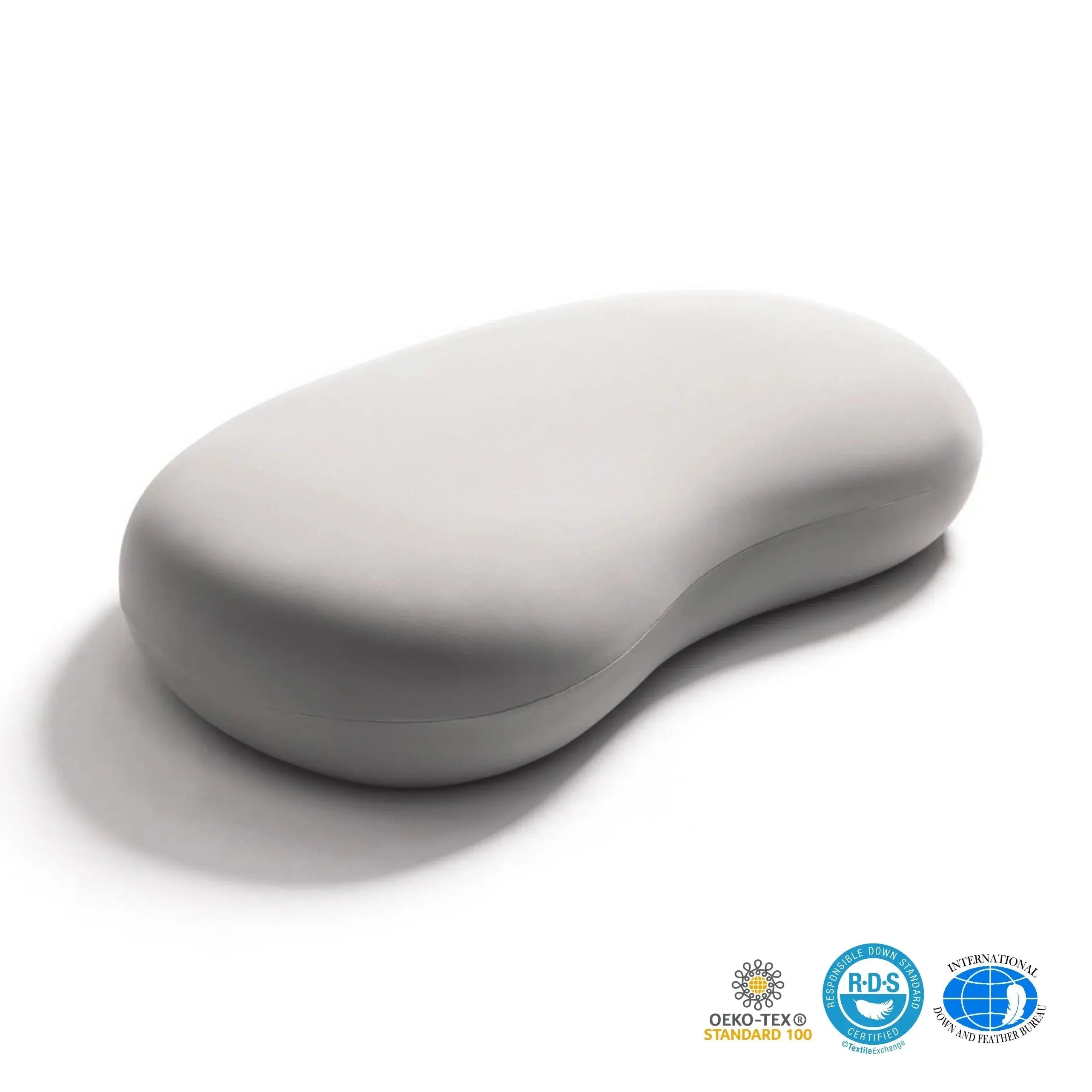 Cooling Silky Memory Foam Pillow for Comforting Sleep - Available in Light Blue, Green, Dark Grey, Light Grey; Sizes M and L 