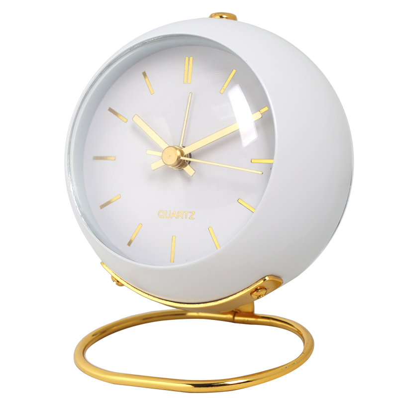 Minimalist Round Table Clock — Considered Home Styling — Front view