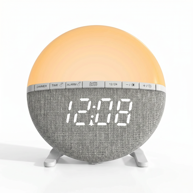 Sunrise Alarm Clock — Wake Up Light with Soothing Sounds & Mood Lighting