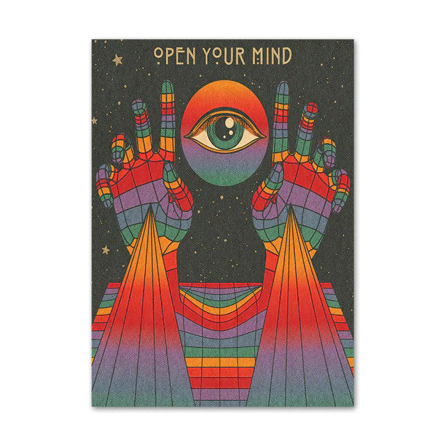 Vaporwave 3D Surface Canvas Posters — Considered Home Styling