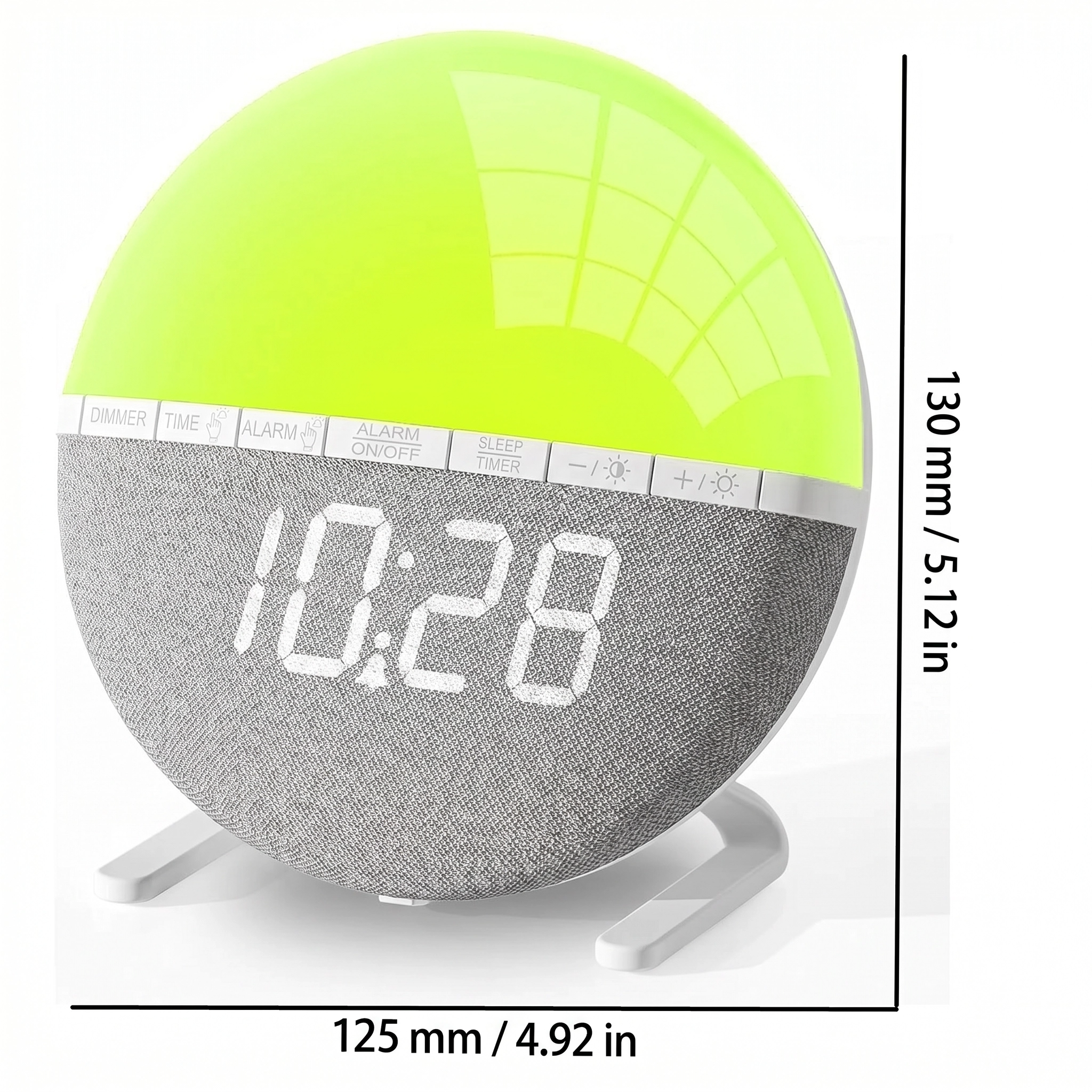 Sunrise Alarm Clock — Wake Up Light with Soothing Sounds & Mood Lighting