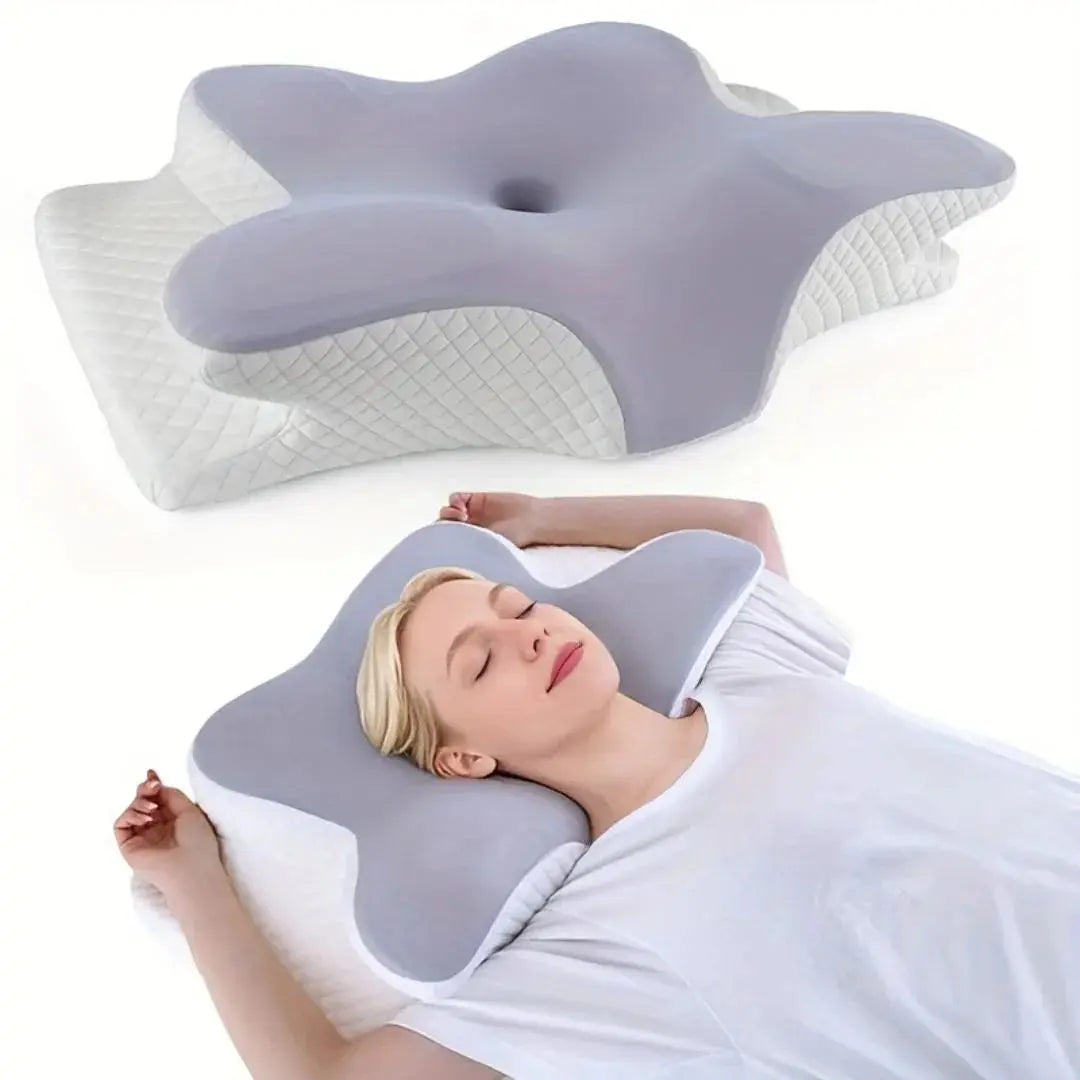 Elevated Contour Pillows 2.0 for Enhanced Sleep Comfort - Available in Light Gray and Dark Gray — Lifestyle 9