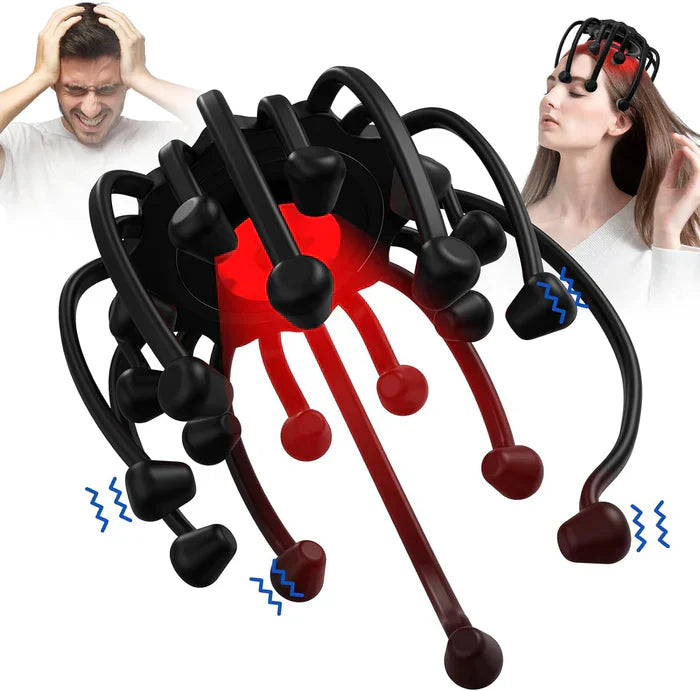 Electric Scalp Massager — Soothing Head & Hair Massage Device — Front view