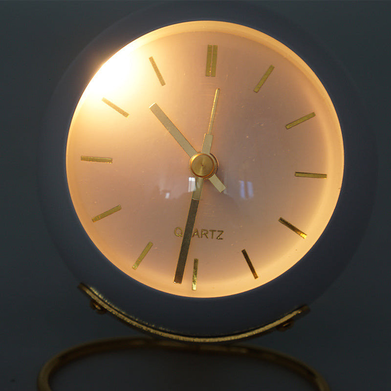 Minimalist Round Table Clock — Considered Home Styling — Lifestyle 4