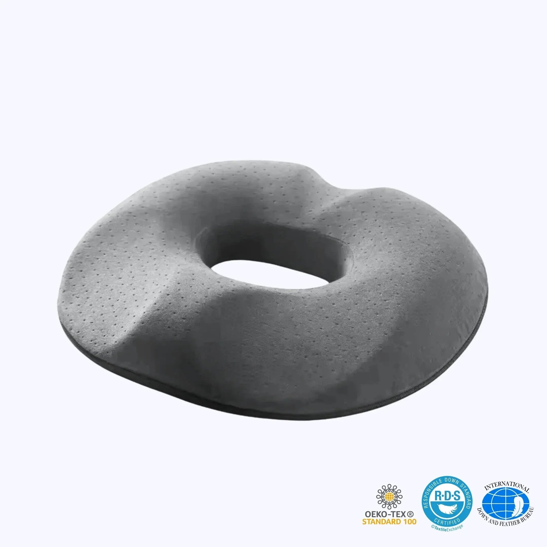 Ergonomic Donut Seat Cushion for Comfort in Gray, Blue, and Pink - Ideal for Relaxation and Restful Sleep — Lifestyle 10