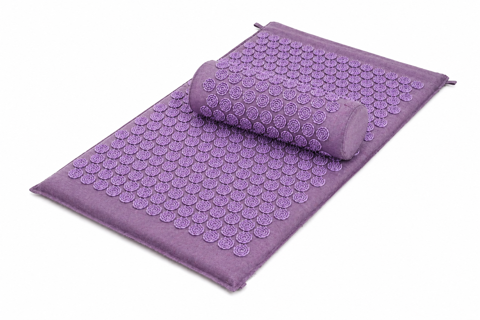 Acupressure Mat & Pillow Set with Carry Bag – Purple Spike Massage Mat for Home Relaxation